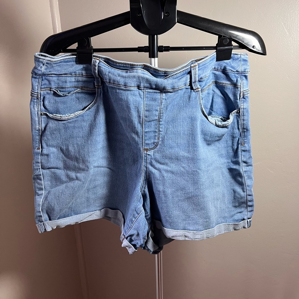 Time and Tru Light Blue Jean Shorts